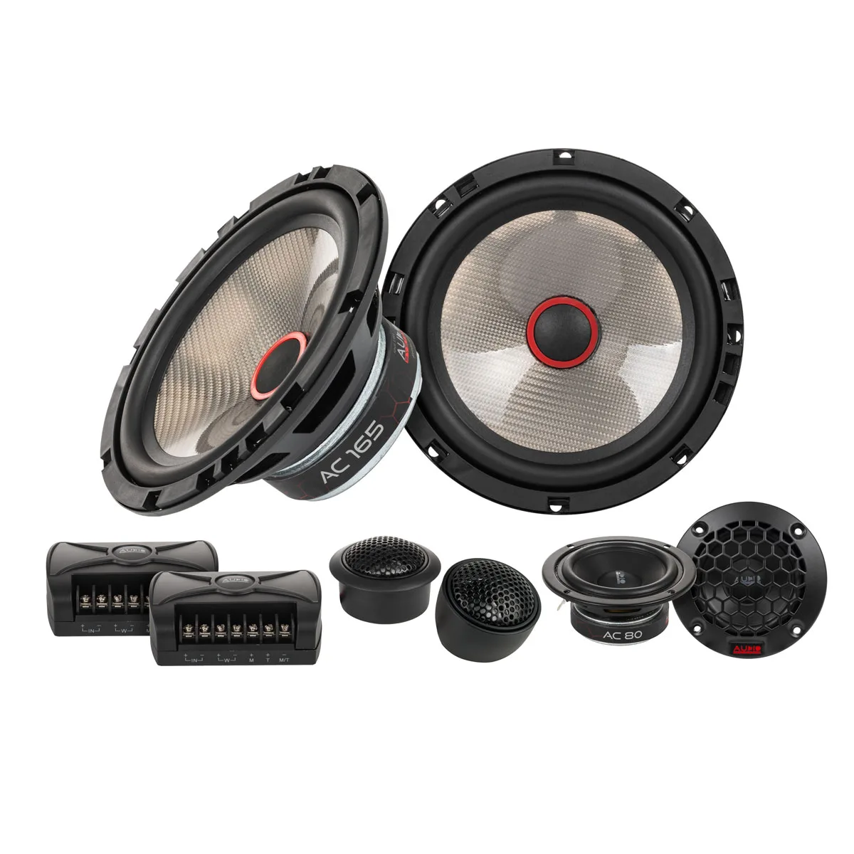 динамики трёхкомпонентные 16,5см (6,5") Audio System CARBON 165-3