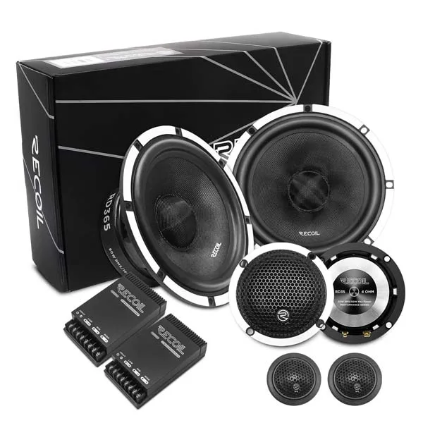 динамики трёхкомпонентные 16,5см (6,5") Recoil Audio Gray RD365